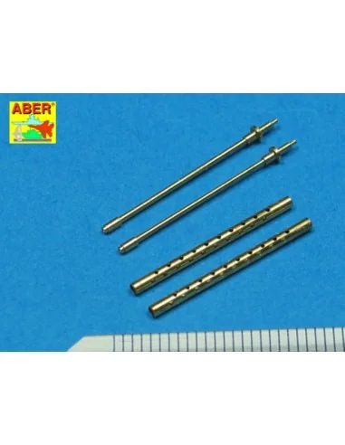 2 standard barrels for aircraft Browning M2, 1/32 - Aber Models A32...