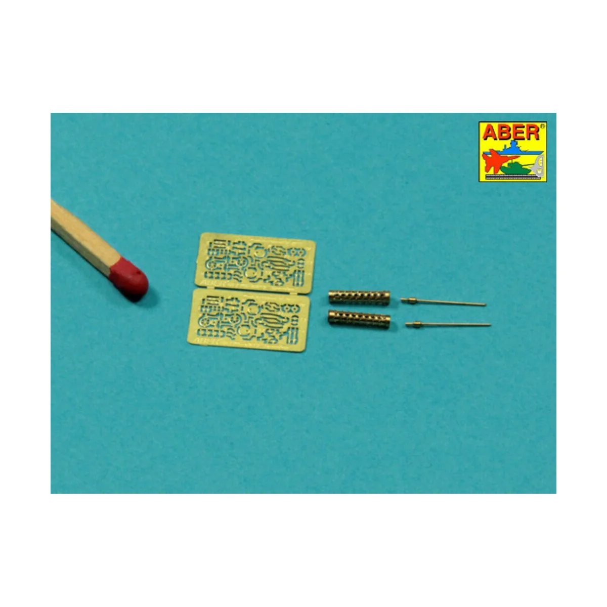 Set of two barrels for lMG 08/15 Spandau, 1/72 - Aber Models A72 001