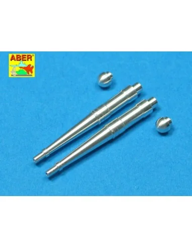 2 barrels for Hispano 20mm for Spitfire, 1/32 - Aber Models A32 022