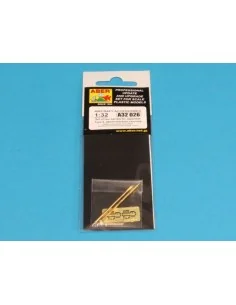 Barrels for Japanese 30mm Type 5, 1/32 - Aber Models A32 026 2