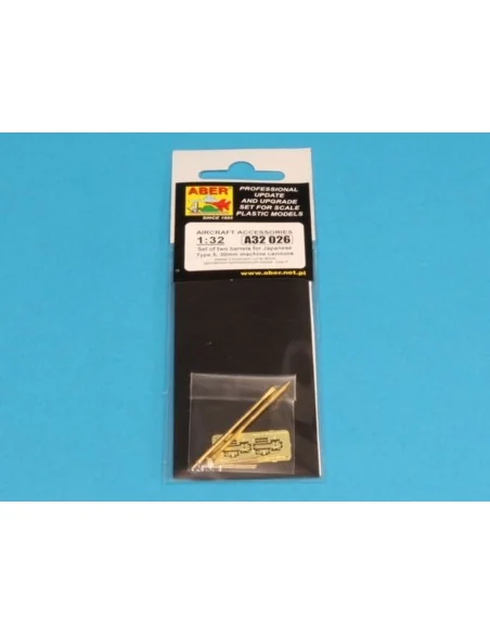 Barrels for Japanese 30mm Type 5, 1/32 - Aber Models A32 026