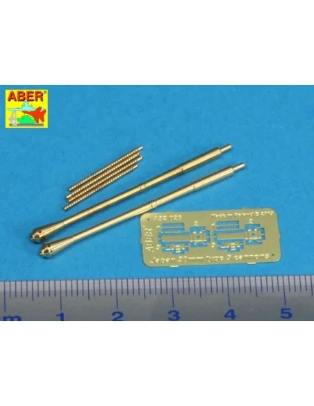 Barrels for Japanese 30mm Type 5, 1/32 - Aber Models A32 026