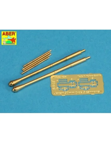 Barrels for Japanese 30mm Type 5, 1/32 - Aber Models A32 026