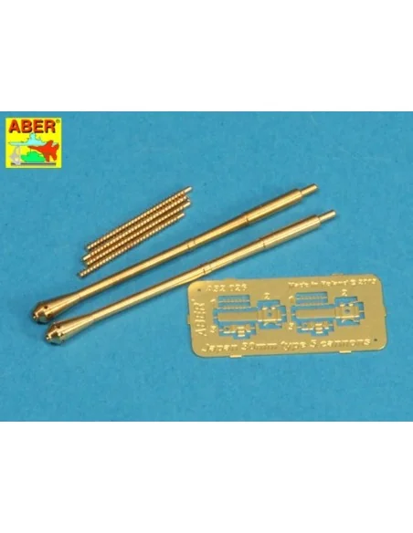 [NO_DESC] Barrels for Japanese 30mm Type 5, 1/32 - Aber Models A32 026
