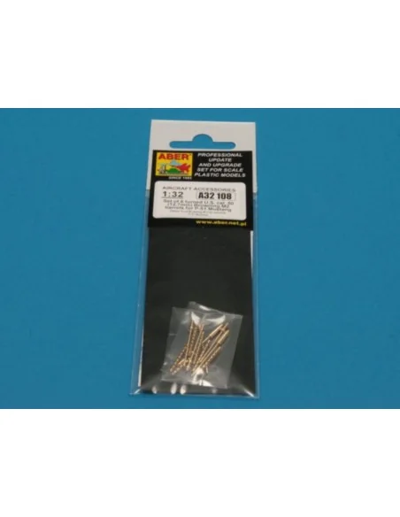 6 barrels for P-51 Mustang, 1/32 - Aber Models A32 108