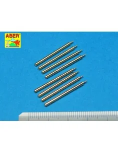8 Browning M2 barrels for P-47 Thunderbolt, 1/32 - Aber Models A32 109 2