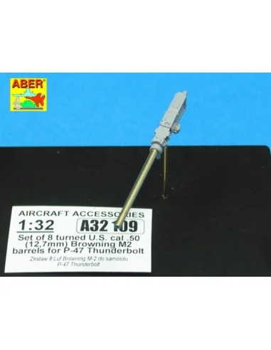 [NO_DESC] 8 Browning M2 barrels for P-47 Thunderbolt, 1/32 - Aber M...