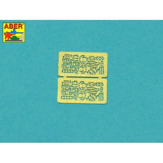 Set of two barrels for lMG 08/15 Spandau, 1/72 - Aber Models A72 001