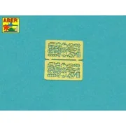 Set of two barrels for lMG 08/15 Spandau, 1/72 - Aber Models A72 001