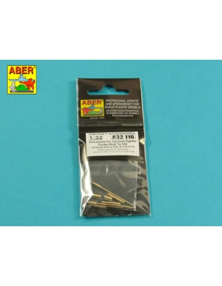 Armament for German fighter Fw-152 versions H-0 to H-4 H-7 to H12, ...