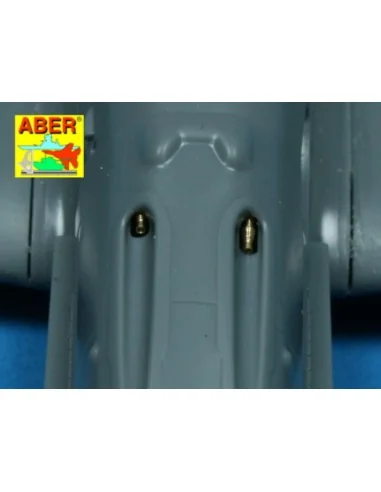 4 barrels tips for MG 17, 1/48 - Aber Models A48 003