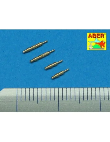 4 barrels tips for MG 17, 1/48 - Aber Models A48 003
