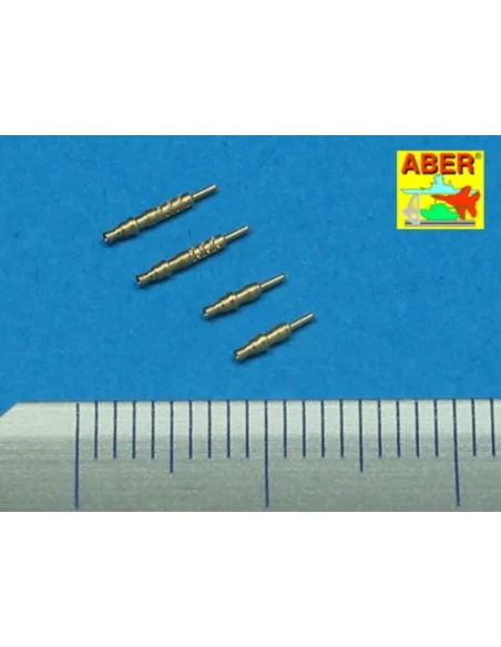 4 barrels tips for MG 17, 1/48 - Aber Models A48 003