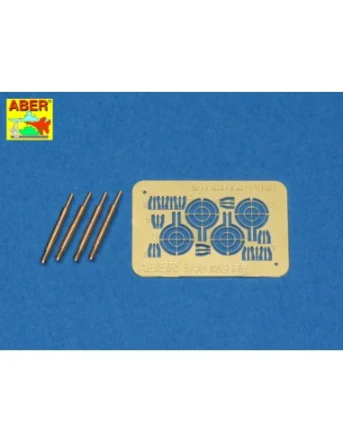 4 barrels for MG FF, 1/48 - Aber Models A48 008