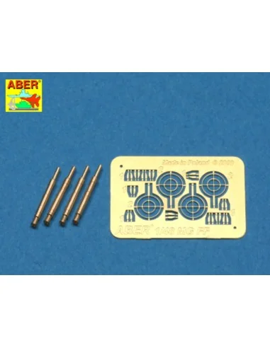 4 barrels for MG FF, 1/48 - Aber Models A48 008