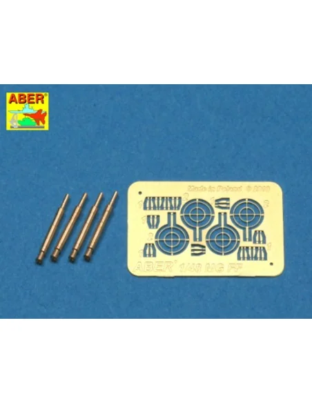 4 barrels for MG FF, 1/48 - Aber Models A48 008