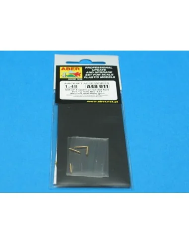 4 barrel tips MG 131, 1/48 - Aber Models A48 011