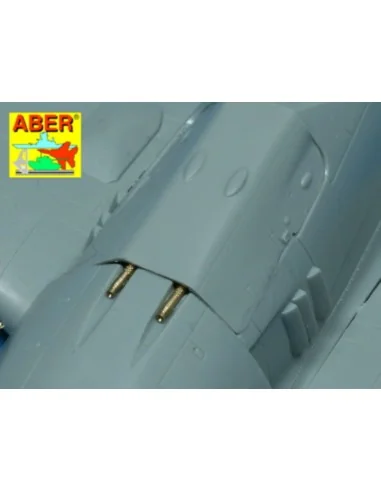 4 barrel tips MG 131, 1/48 - Aber Models A48 011