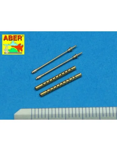 2 standard barrels for aircraft Browning M2, 1/48 - Aber Models A48...