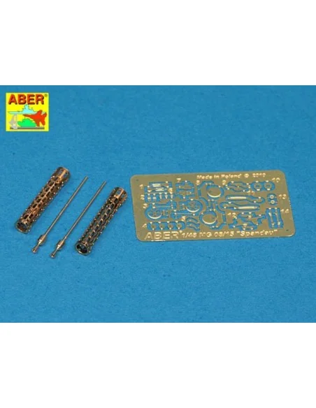 Set of two barrels for lMG 08/15 Spandau, 1/48 - Aber Models A48 040