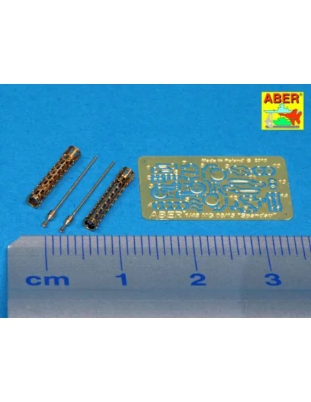 Set of two barrels for lMG 08/15 Spandau, 1/48 - Aber Models A48 040
