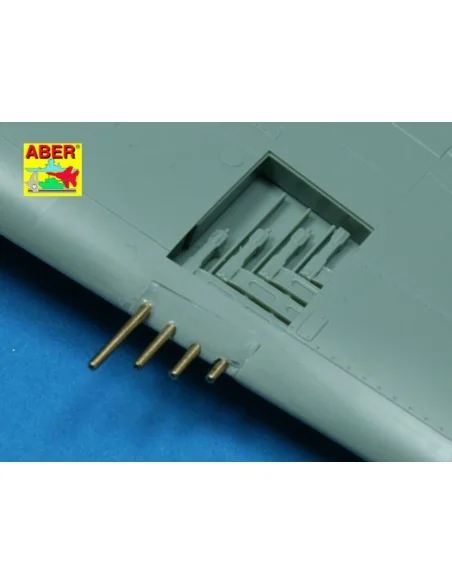 8 Browning M2 barrels for P-47 Thunderbolt, 1/48 - Aber Models A48 109