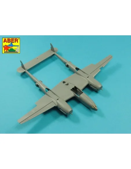 Armament for U.S. fighter Lockheed P-38 F/G Lighting: 1 x 20mm & 4x...
