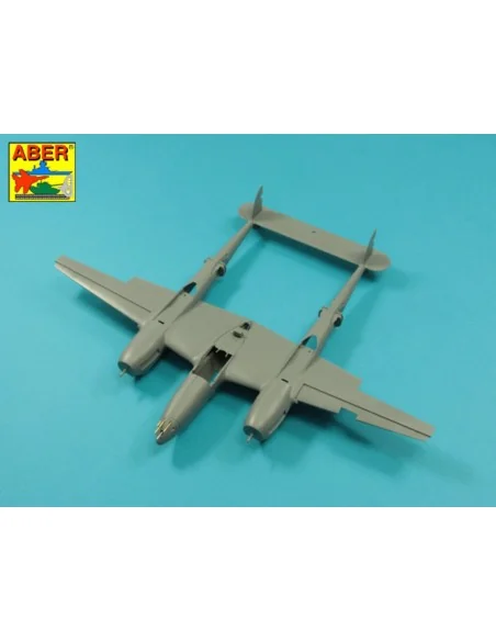Armament for U.S. fighter Lockheed P-38 F/G Lighting: 1 x 20mm & 4x...