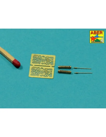 Set of two barrels for lMG 08/15 Spandau, 1/72 - Aber Models A72 001