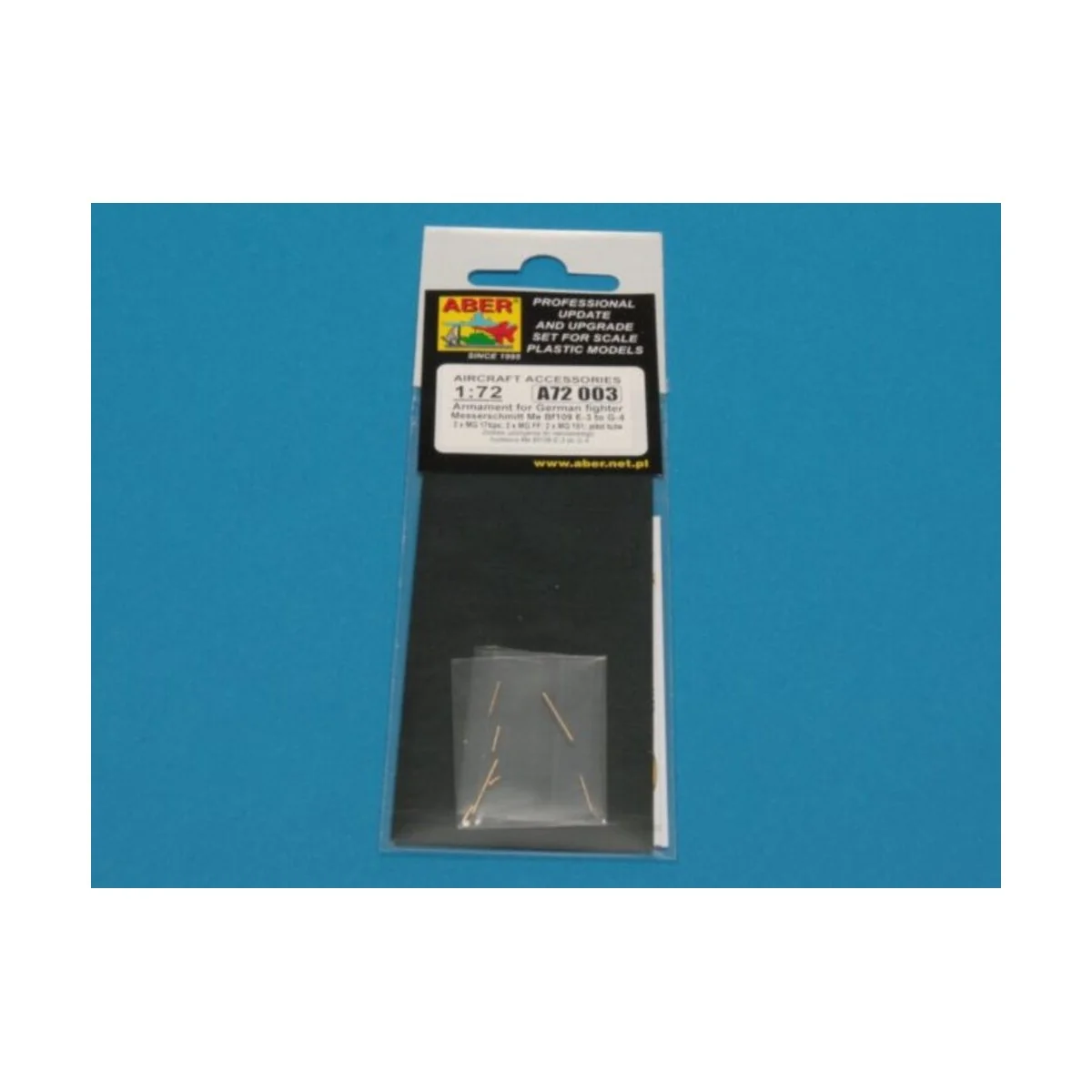 Armament for Me 109E-3 to G-4 - Aber Models A72 003