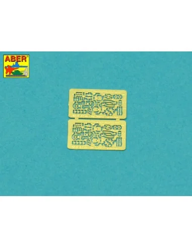 Set of two barrels for lMG 08/15 Spandau, 1/72 - Aber Models A72 001