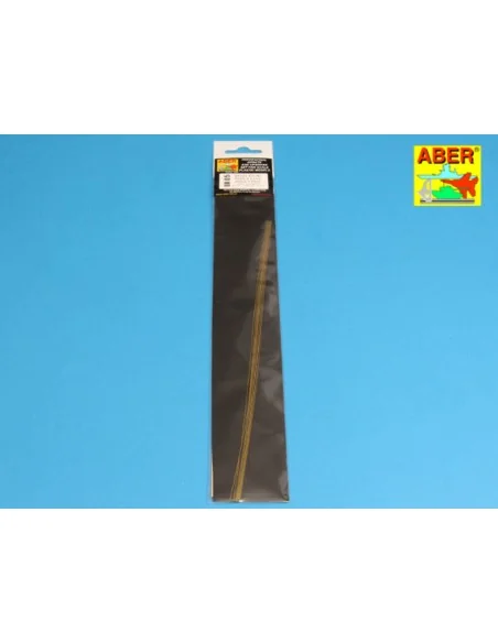 Brass round rods 0, 5mm lenght 250mm x 8 pcs. - Aber Models BR 05