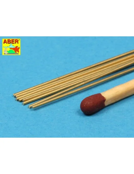 Brass round rods 0, 6mm - Aber Models BR 06