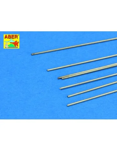 Brass round rods 0, 7mm length 250mm x7pcs - Aber Models BR 07