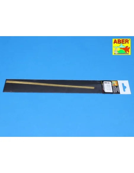 Brass round rods 0, 7mm length 250mm x7pcs - Aber Models BR 07