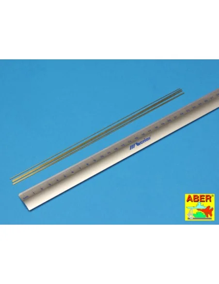 Brass round rods 0, 8mm length 250mm x6pcs - Aber Models BR 08