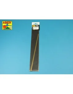 Brass round rods ? 1, 2mm length 250mm x 3 pcs. - Aber Models BR 12