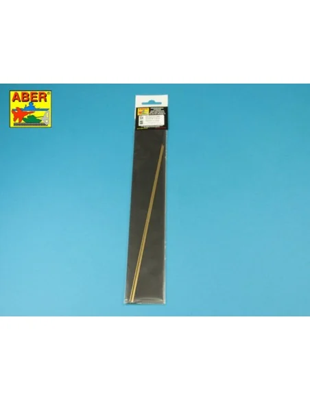 Brass round rods ? 1, 2mm length 250mm x 3 pcs. - Aber Models BR 12