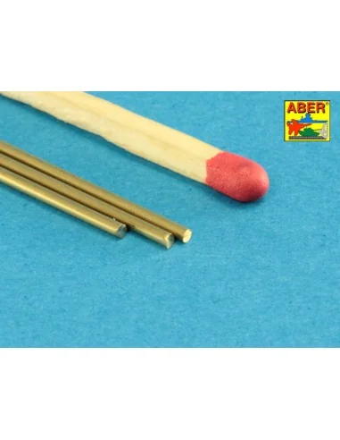 [NO_DESC] Brass round rods ? 1, 2mm length 250mm x 3 pcs. - Aber Mo...
