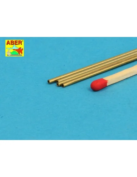 Brass Tubes 1, 3x0, 2mm lenght 250mm x 4 pcs. - Aber Models BT 13X02