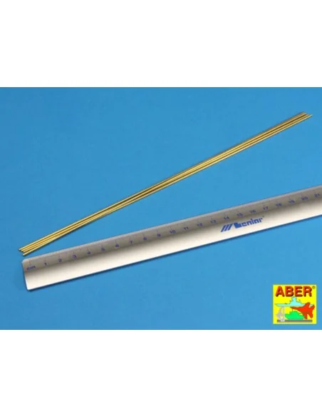 [NO_DESC] Brass Tubes 1, 5 x 0, 2mm lenght 250mm x 4 pcs. - Aber Mo...