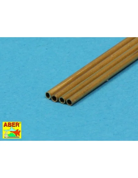 Brass Tubes 1, 5 x 0, 2mm lenght 250mm x 4 pcs. - Aber Models BT 15X02