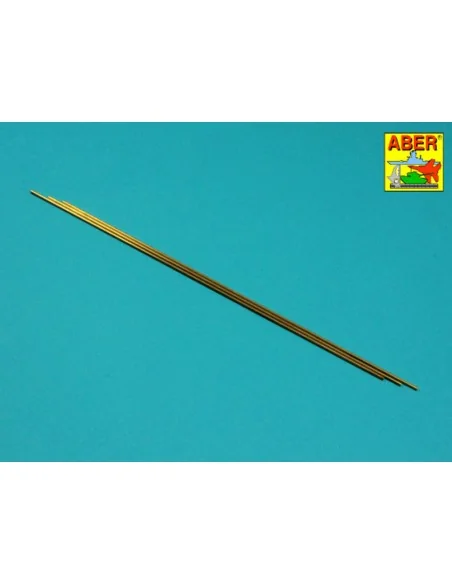 Brass Tubes 2, 0 x 0, 3mm lenght 250mm x 3 pcs. - Aber Models BT 20X03