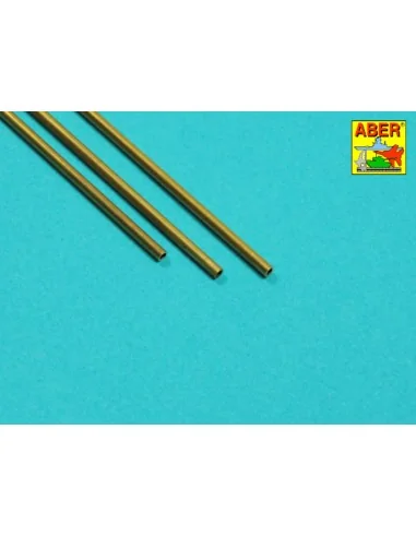 Brass Tubes 2, 0 x 0, 3mm lenght 250mm x 3 pcs. - Aber Models BT 20X03