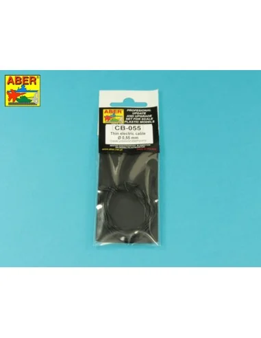 Thin electric cable diameter 0, 55mm length 5m - Aber Models CB-055