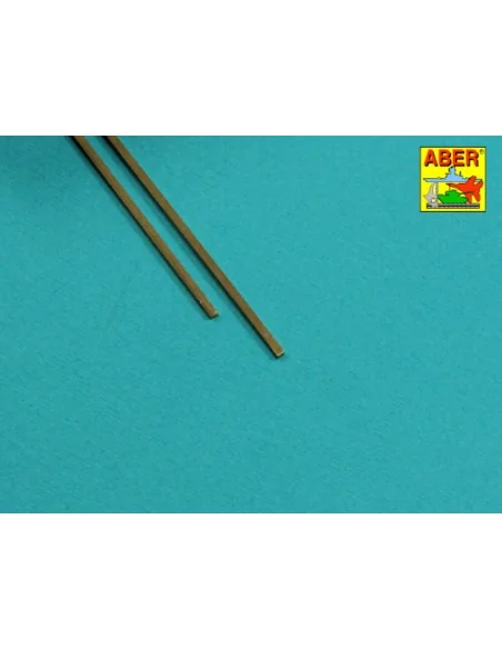 Brass flat rods 1, 5x1, 0 mm length 245mm x2 pcs. - Aber Models FR ...