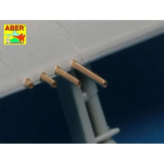 8 barrels for P-47 Thunderbolt, 1/72 - Aber Models A72 005 8 barrels for P-47 Thunderbolt, 1/72 - Aber Models A72 005