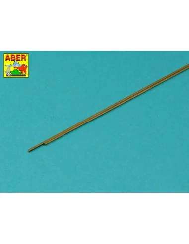 Brass square rods 1, 0mm length 245mm x2 pcs. - Aber Models KR 10