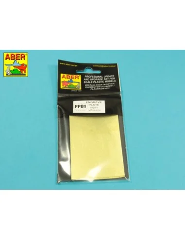 Engrave plate - Aber Models PP01
