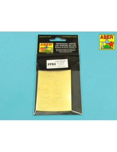 [NO_DESC] Engrave plate - Aber Models PP03